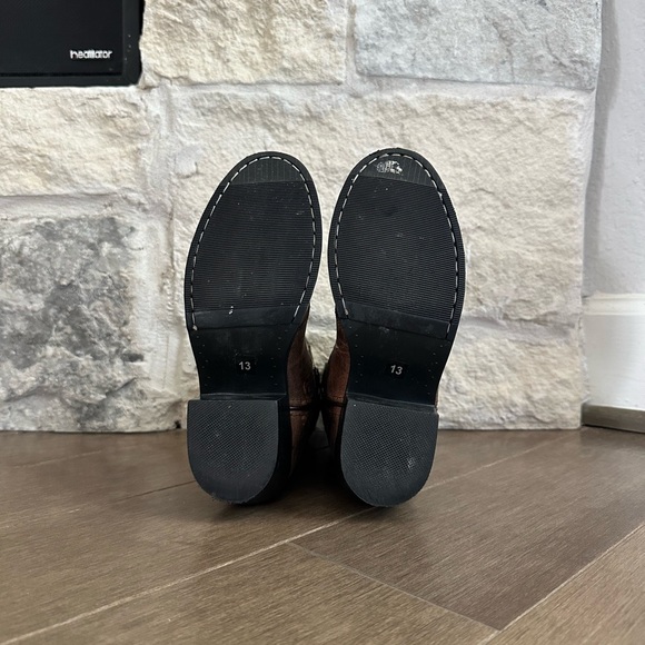 Cody James Boys Western Cowboy Boots - Brown and Black - Picture 11 of 11